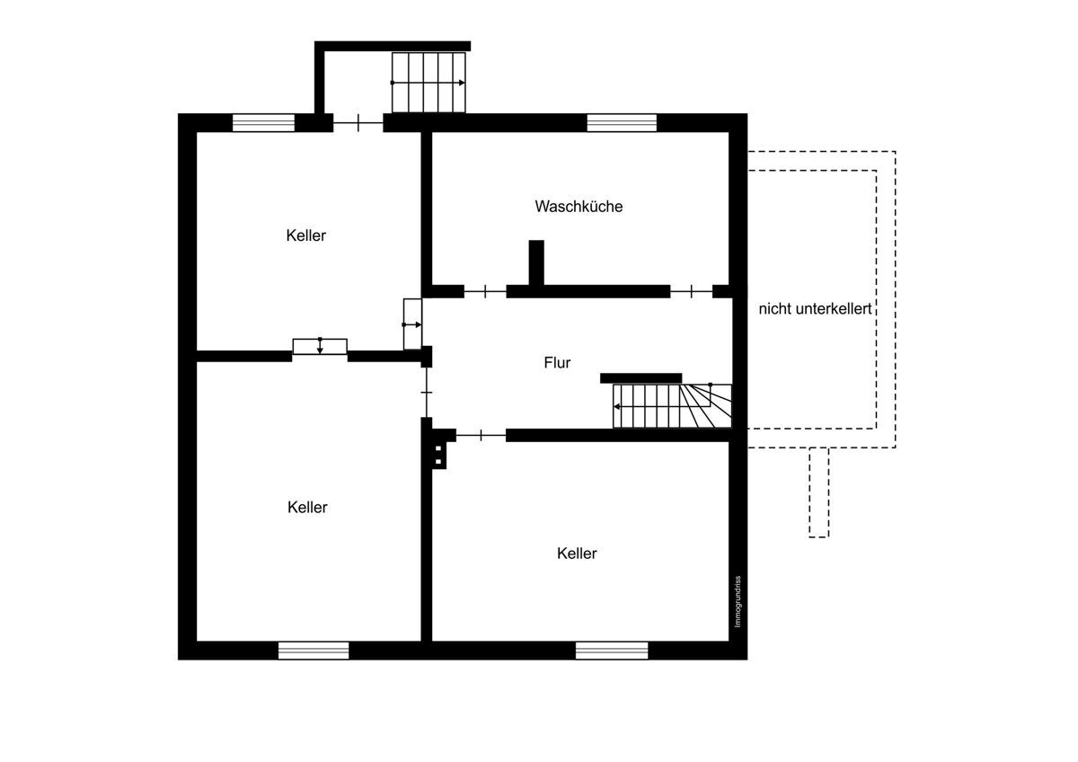 Grundriss Keller