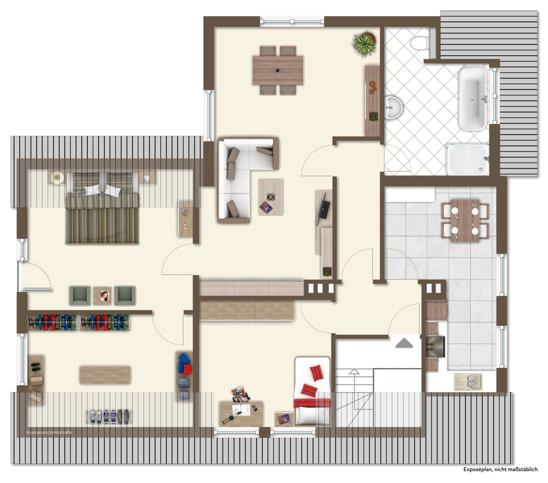 Grundriss Obergeschoss