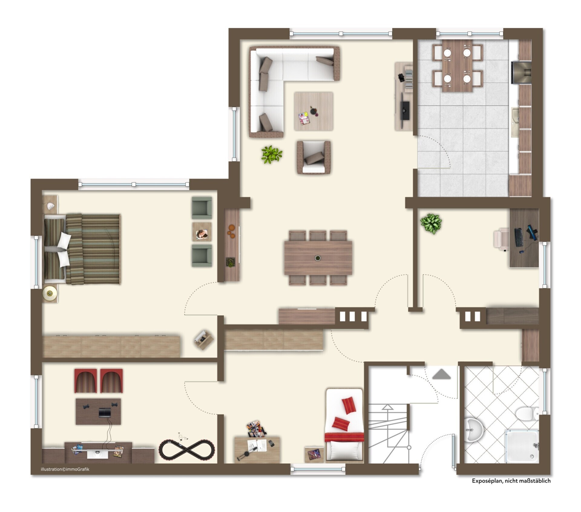 Grundrisse Erdgeschoss