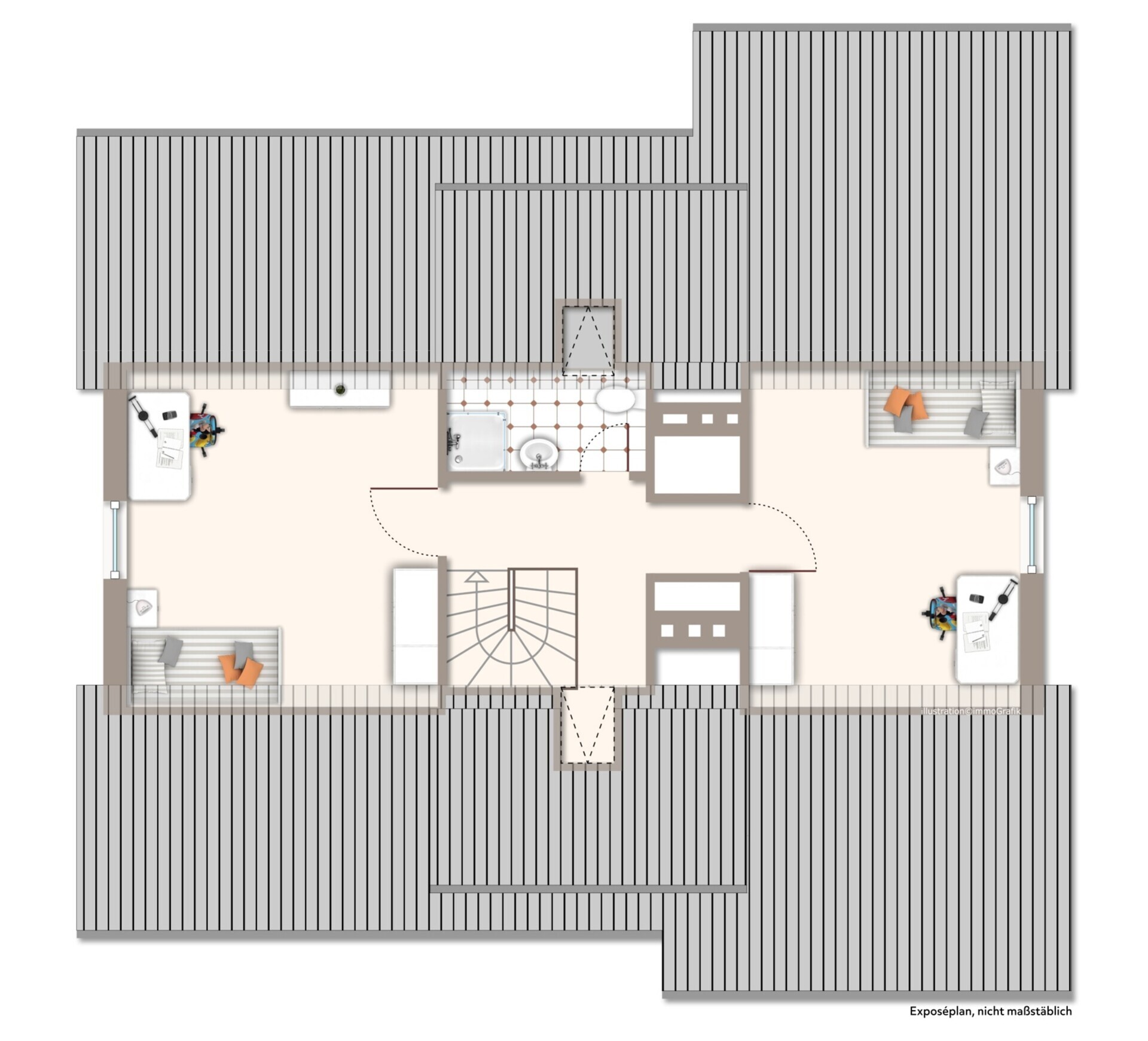Grundriss Spitzboden 