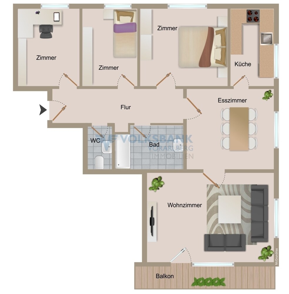 Wohnungsplan