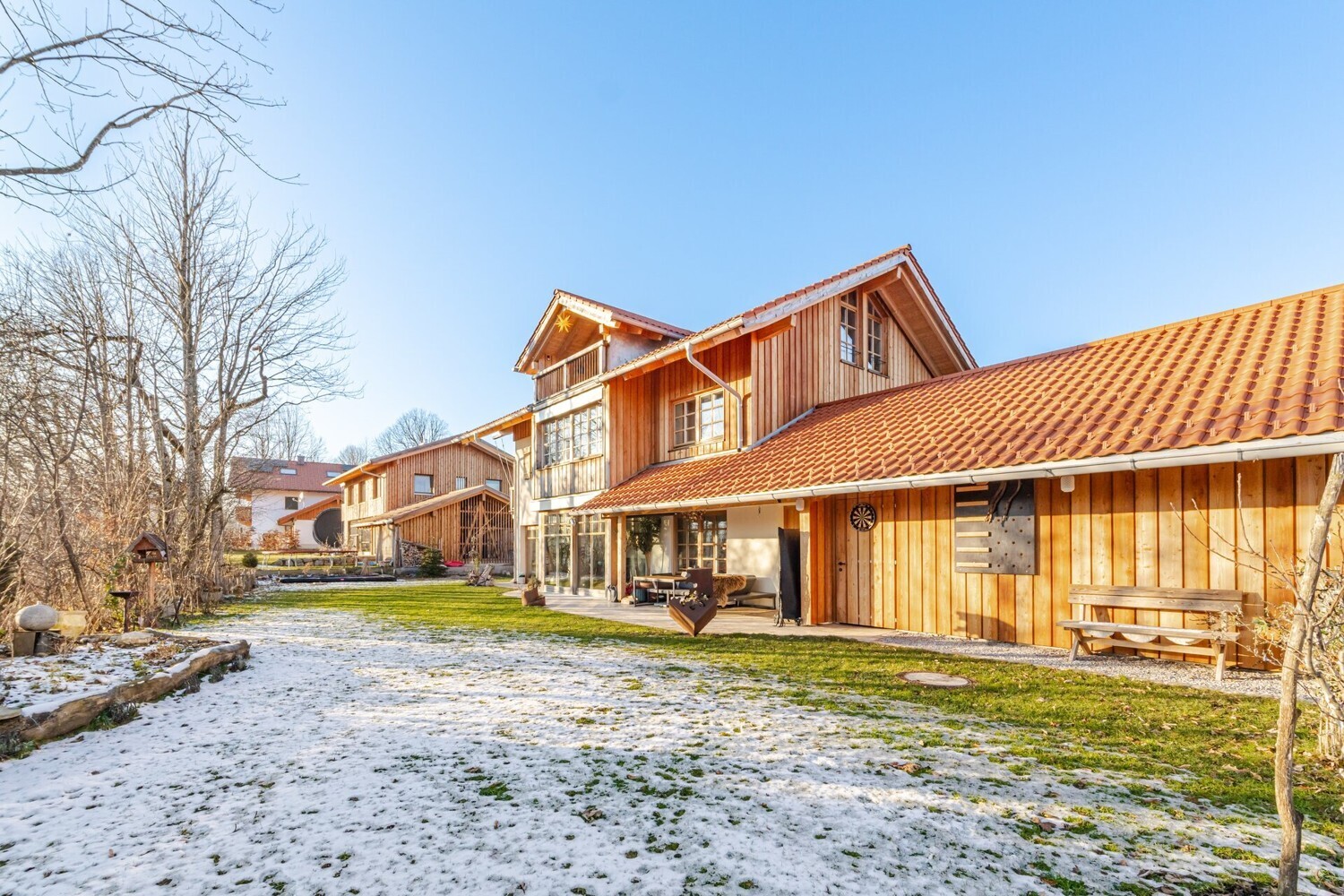 Hausansicht vom Garten