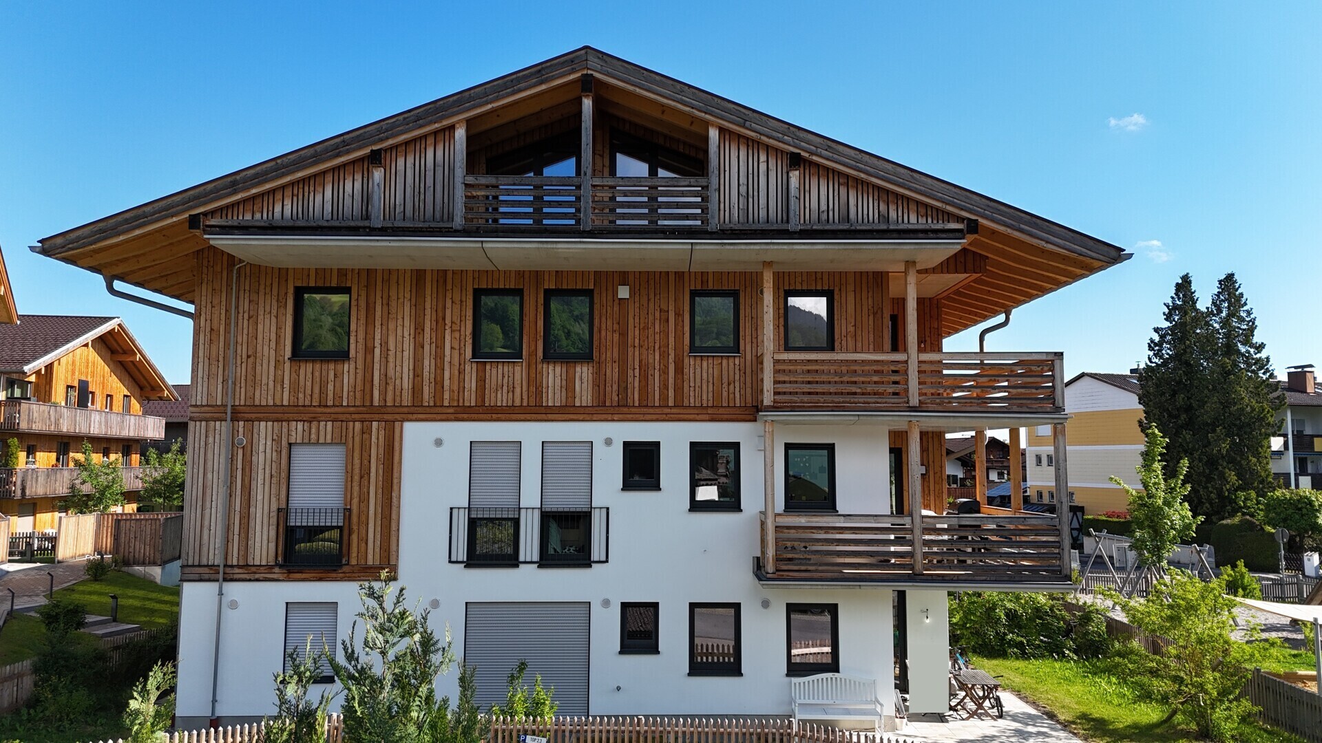 Südansicht des Hauses