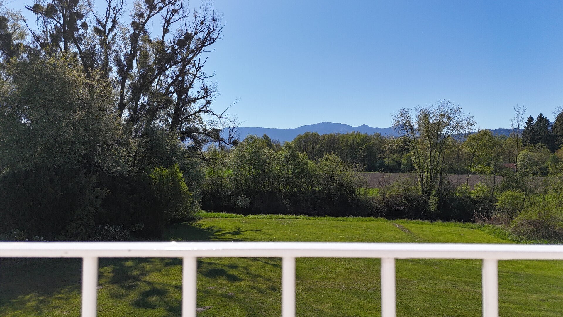 Blick vom Balkon 