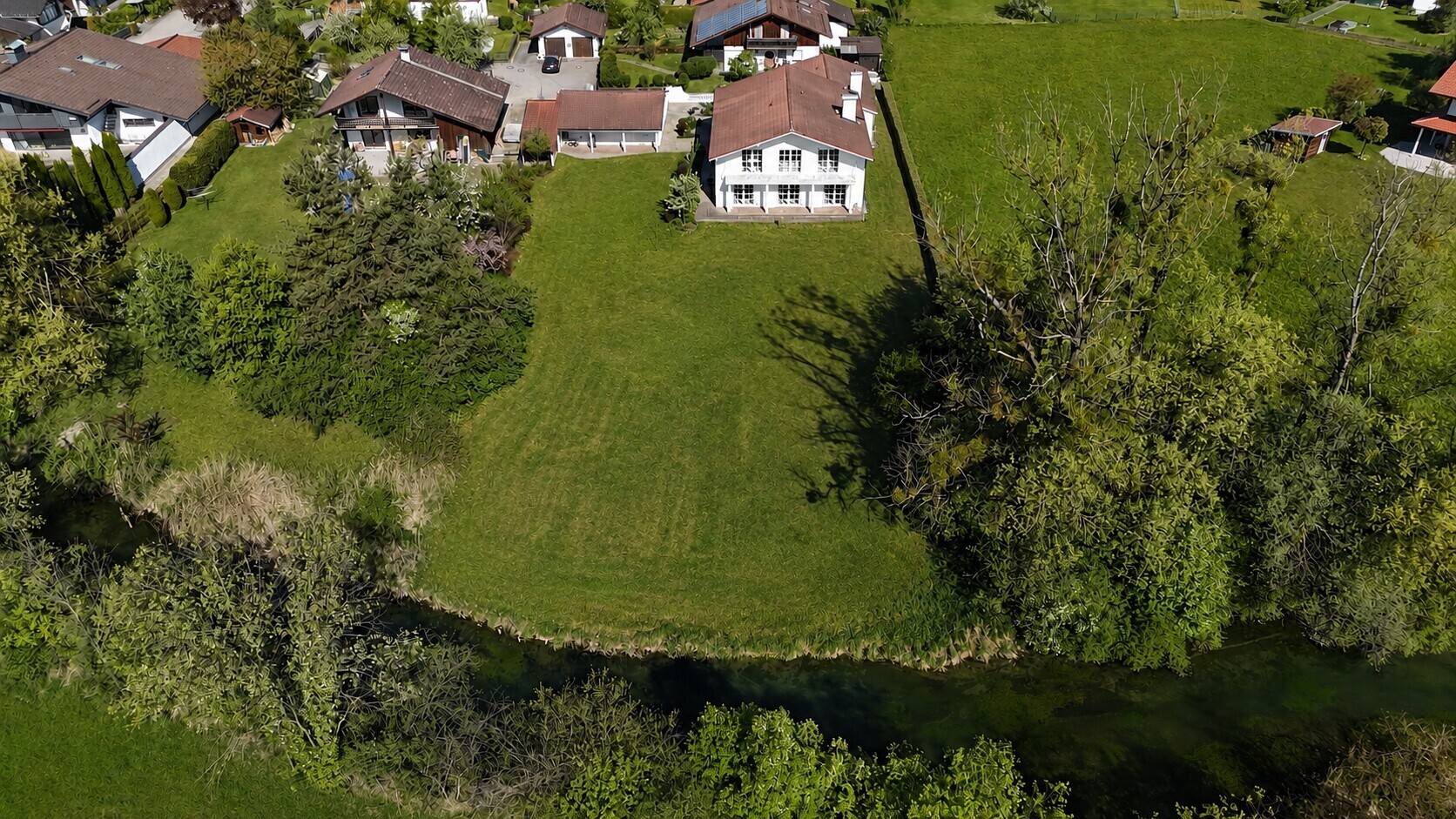 Grundstück Vogelperspektive