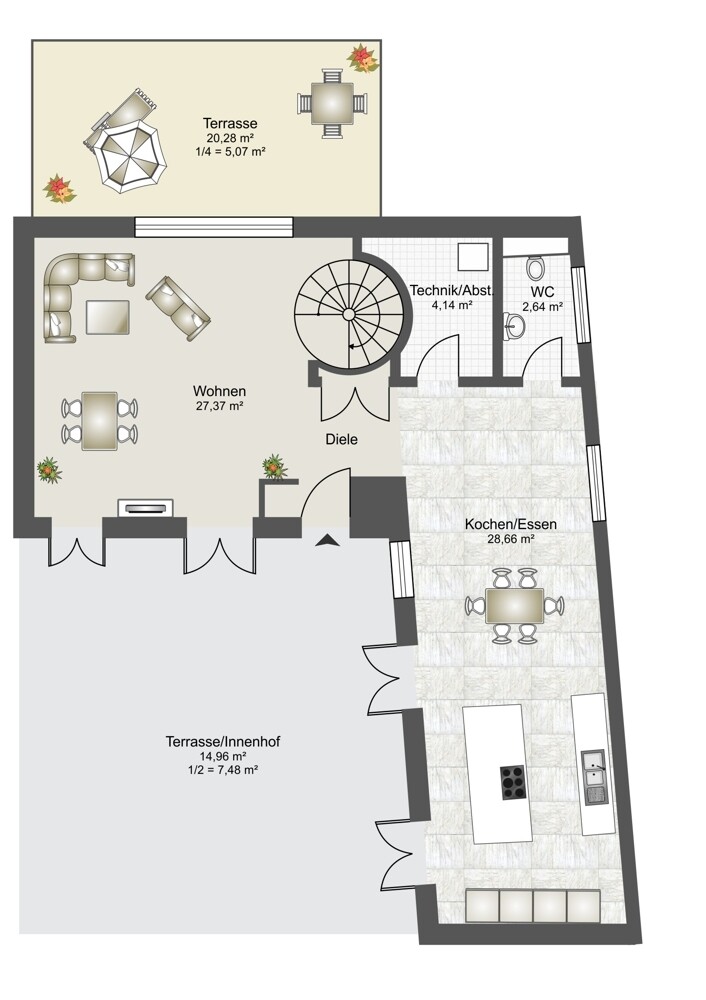 Grundriss EG