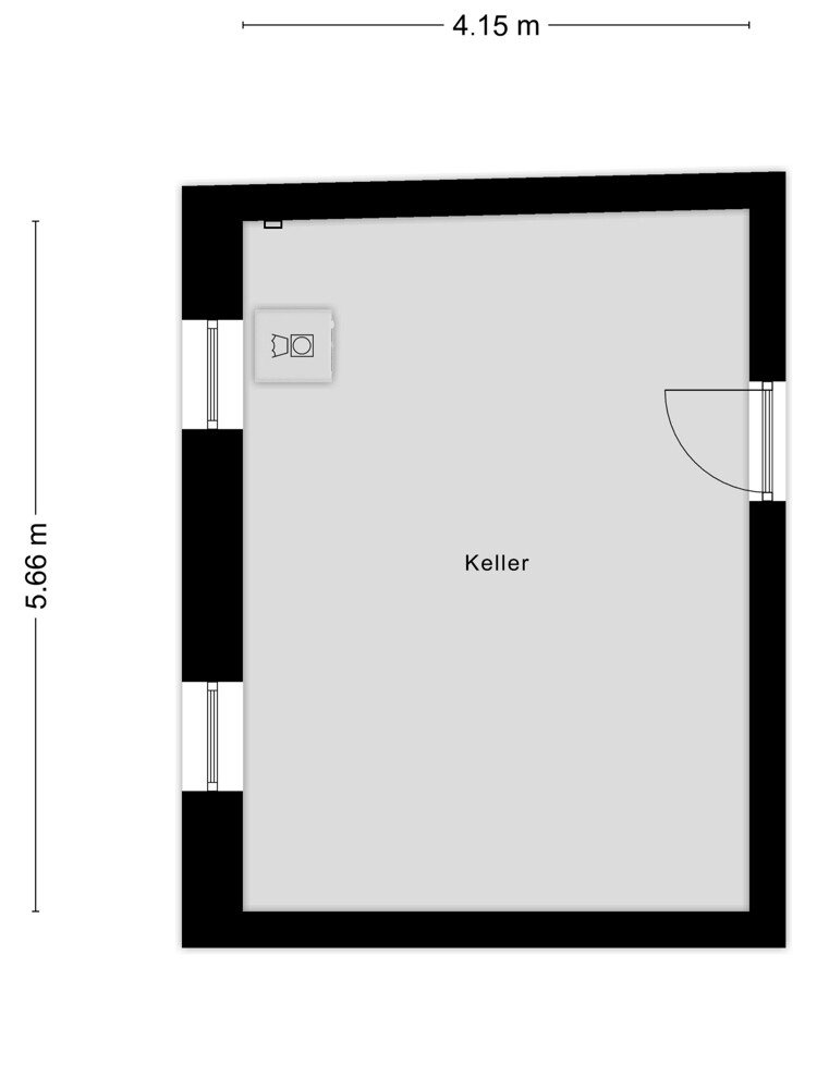 Grundriss Keller