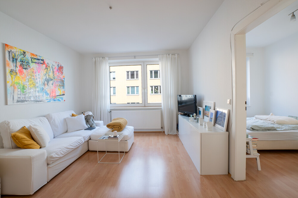 Wohnzimmer-Schlafzimmer