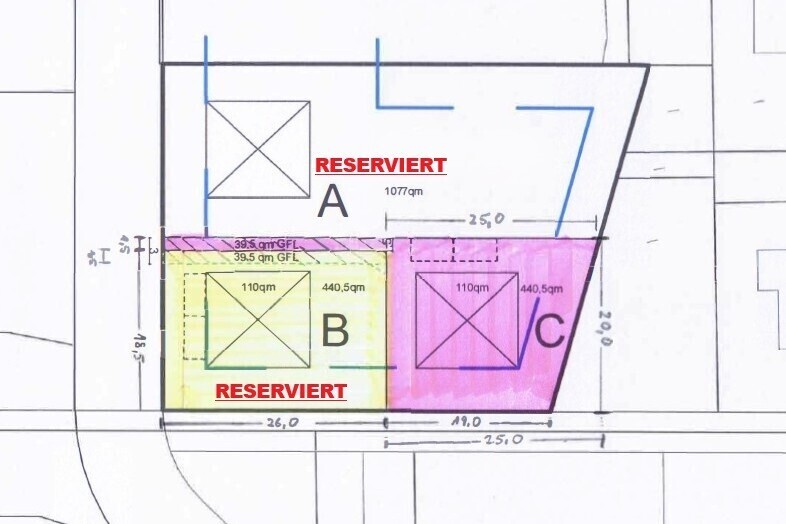 Lageplan Grundstück C