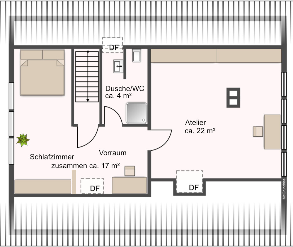 Grundriss DG