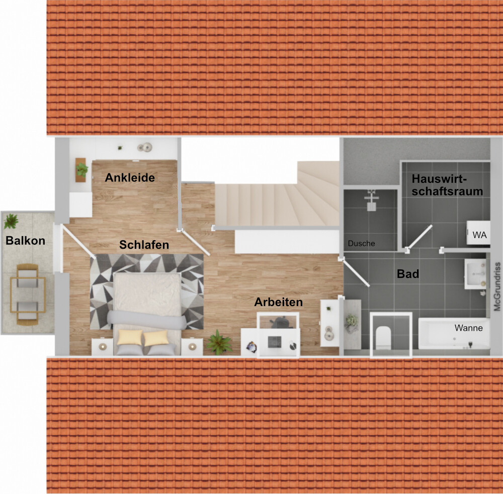 Grundriss DG 2
