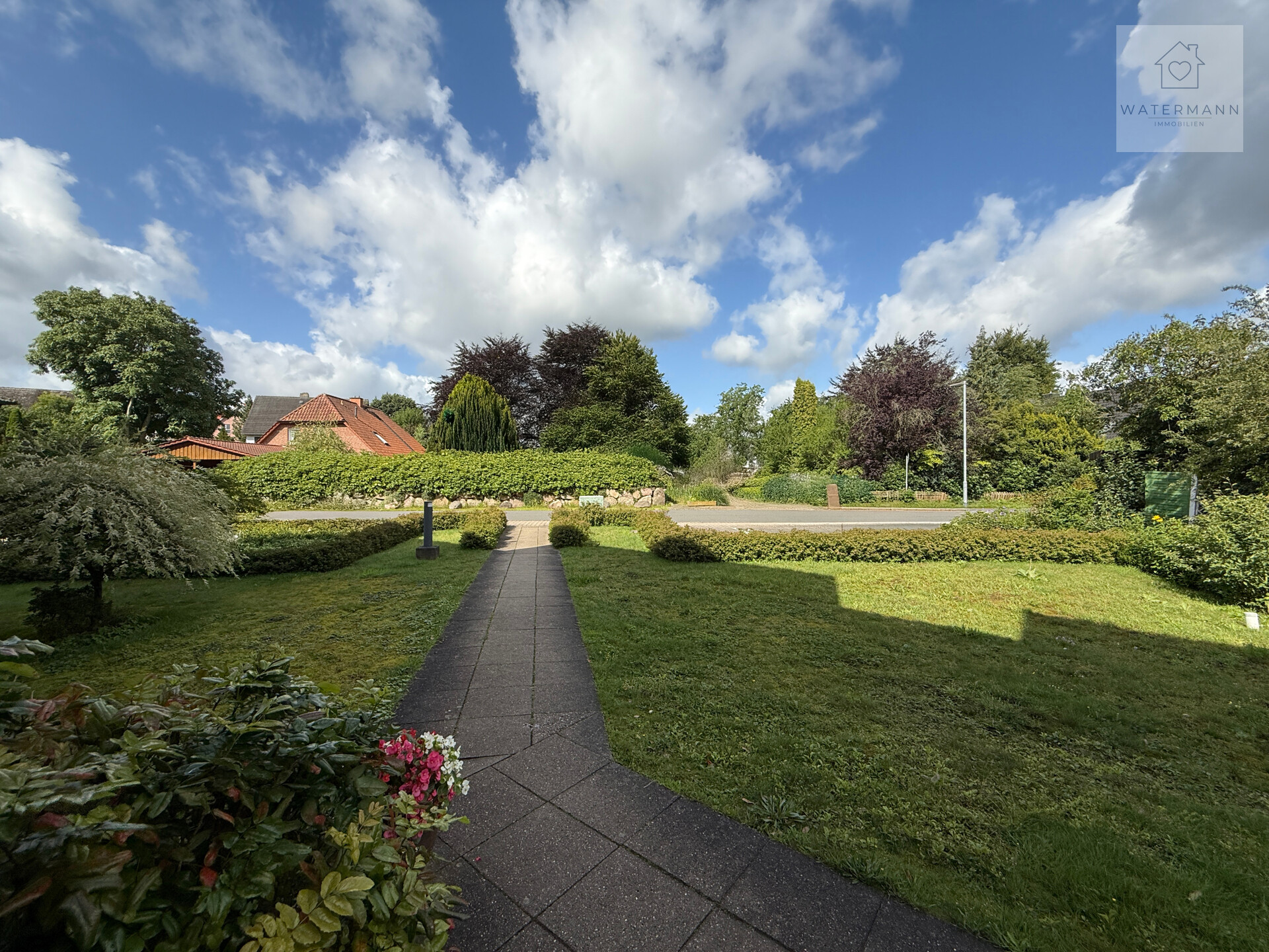 Eingang vor dem Haus