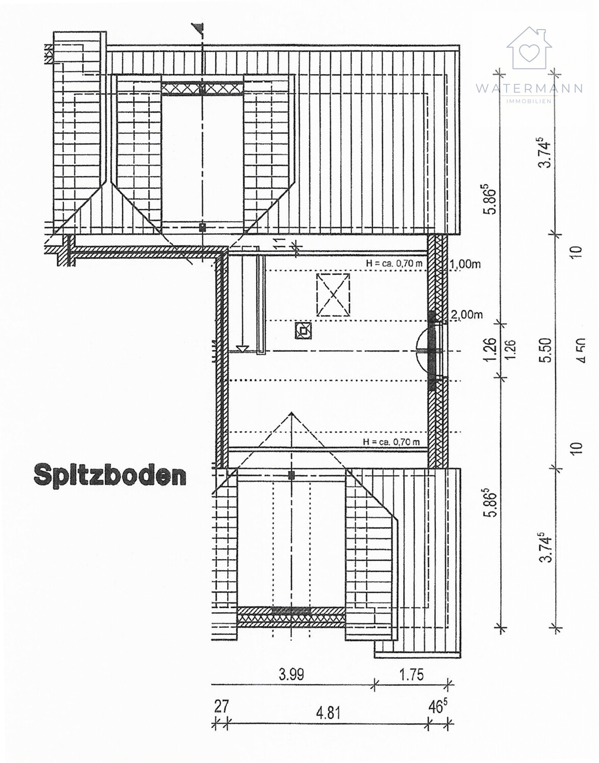 Grundriss Dachgeschoss
