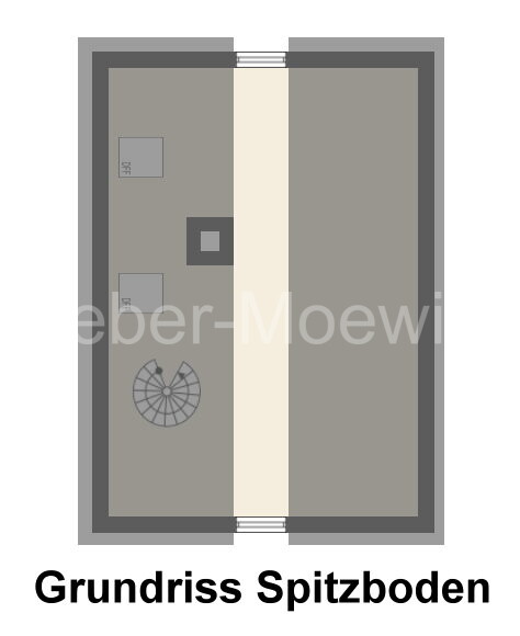 3432 Grundriss Spitzboden