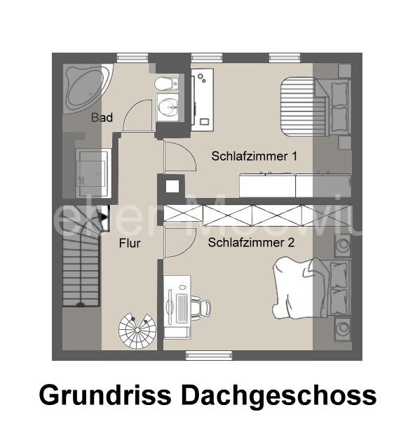 3432 Grundriss Dachgeschoss