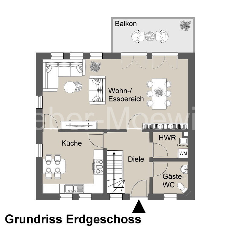 3442 Grundriss EG EFH
