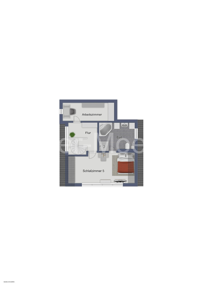 3453 Grundriss Dachgeschoss