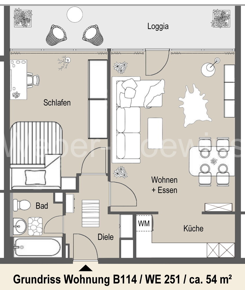 3459 Grundriss B114 WE 251