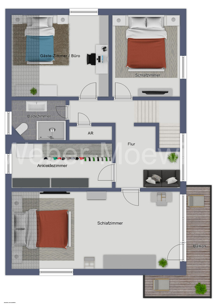 3400 Grundriss Obergeschoss