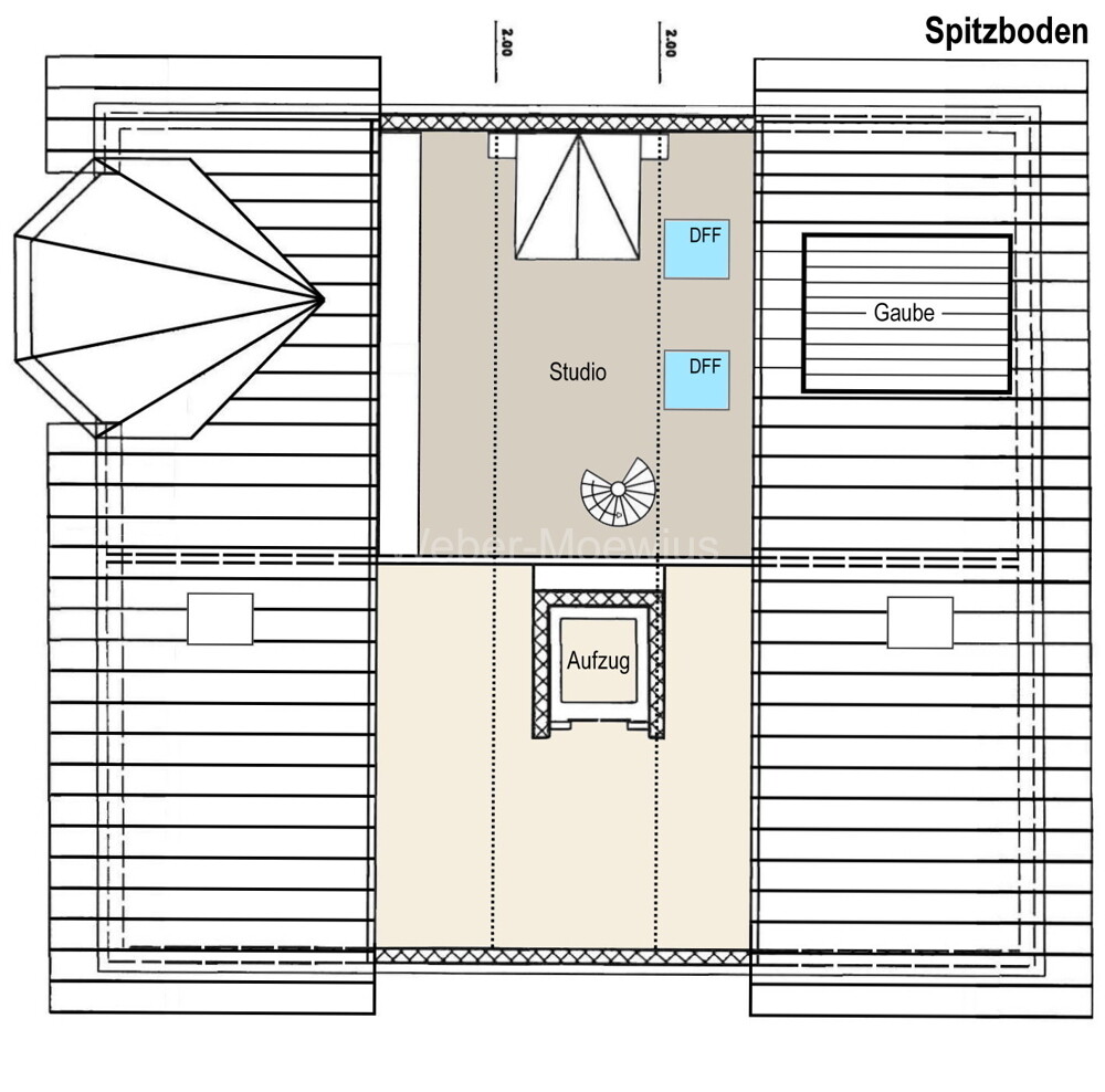 3485 Grundriss Spitzboden
