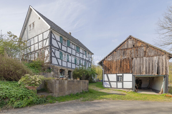 3492 Außenansicht mit Schuppen