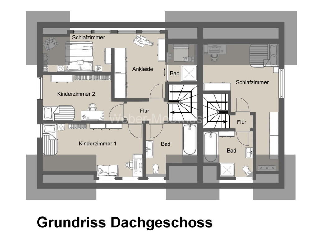 3497 Grundriss Dachgeschoss
