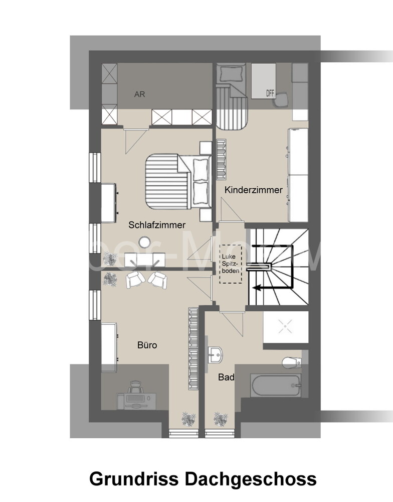 3498 Grundriss Dachgeschoss