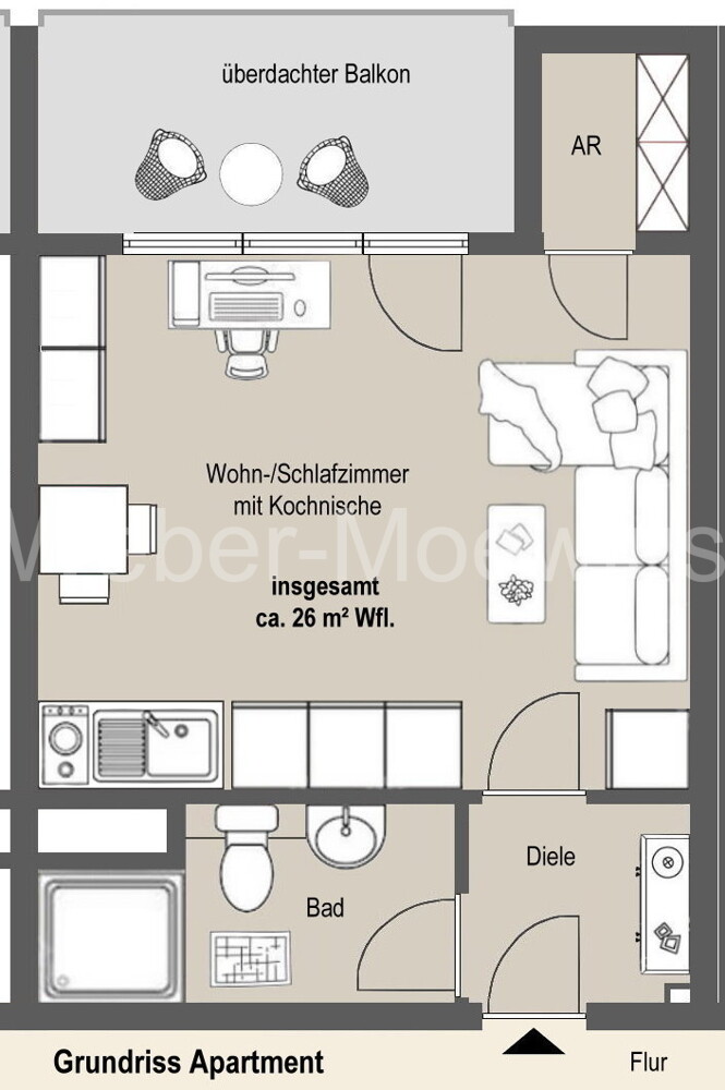 3509 Grundriss Ap. D305 WE 141