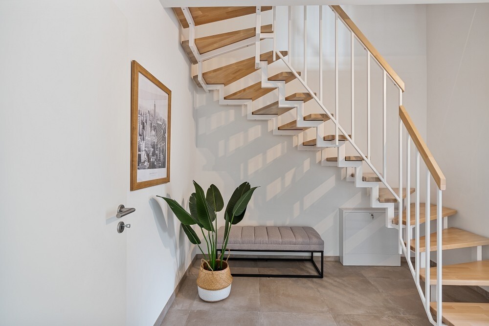 Treppe ins Dachgeschoss