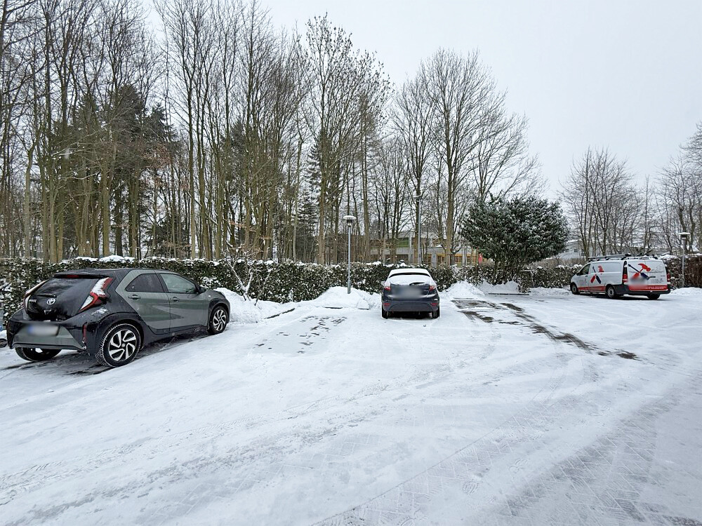 Stellplatz vor dem Haus