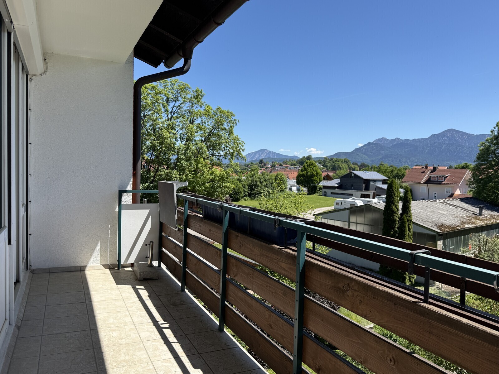 Balkon in Süd-West-Ausrichtung
