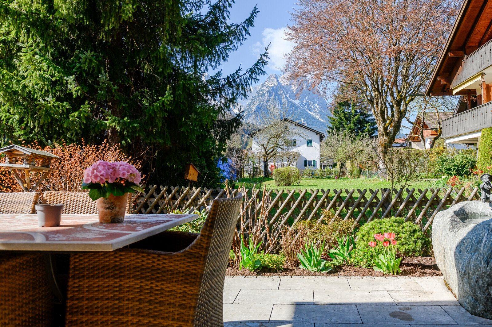 Aussicht auf die Waxensteine