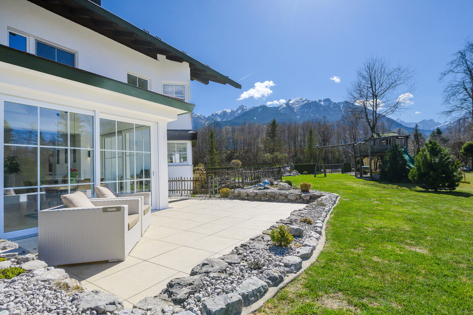 Unverbaubarer Blick auf die Berge