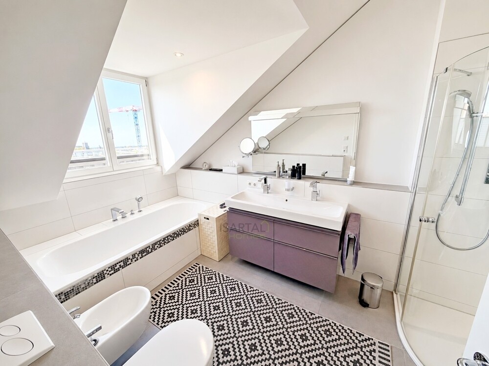 Masterbad Ensuite mit WM Platz