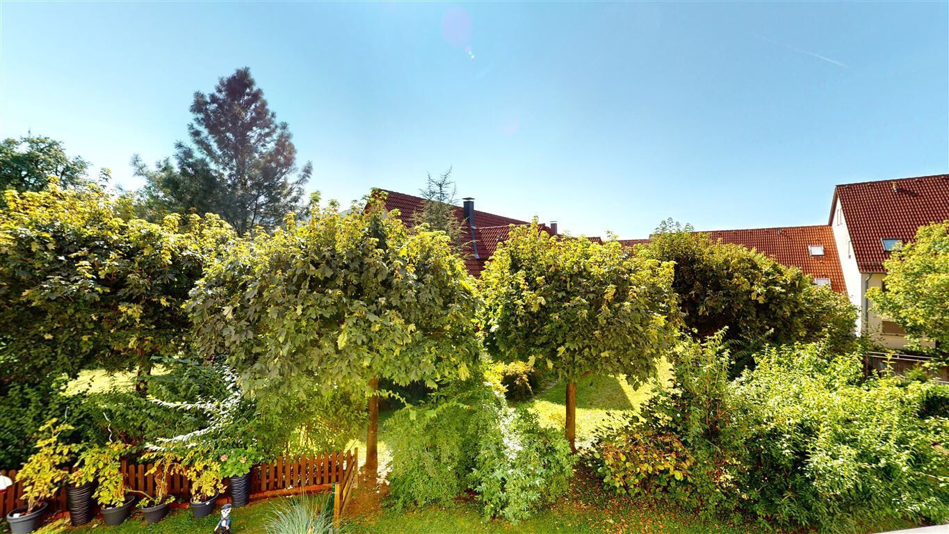 Aussicht vom Balkon