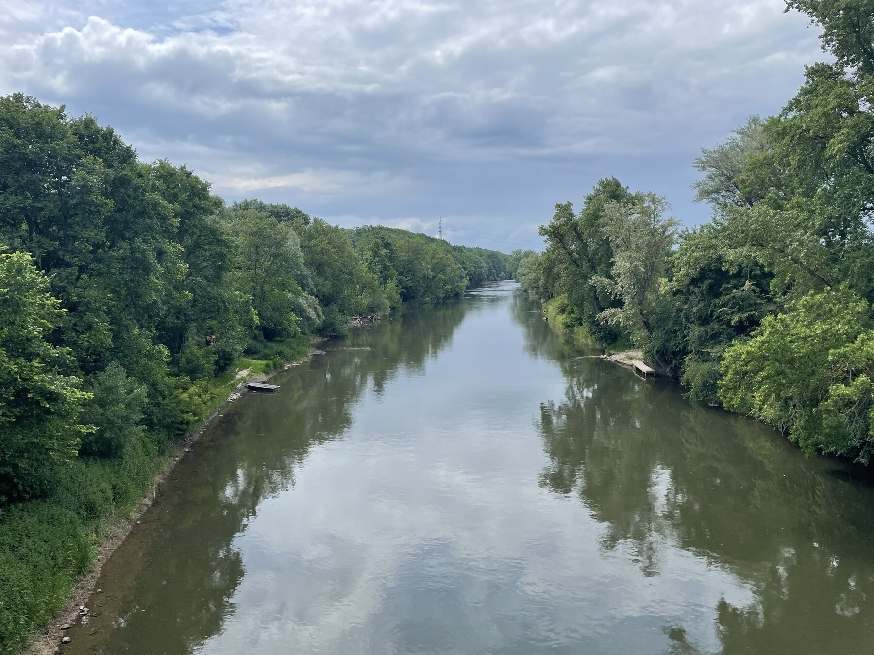 Blick auf die Saale