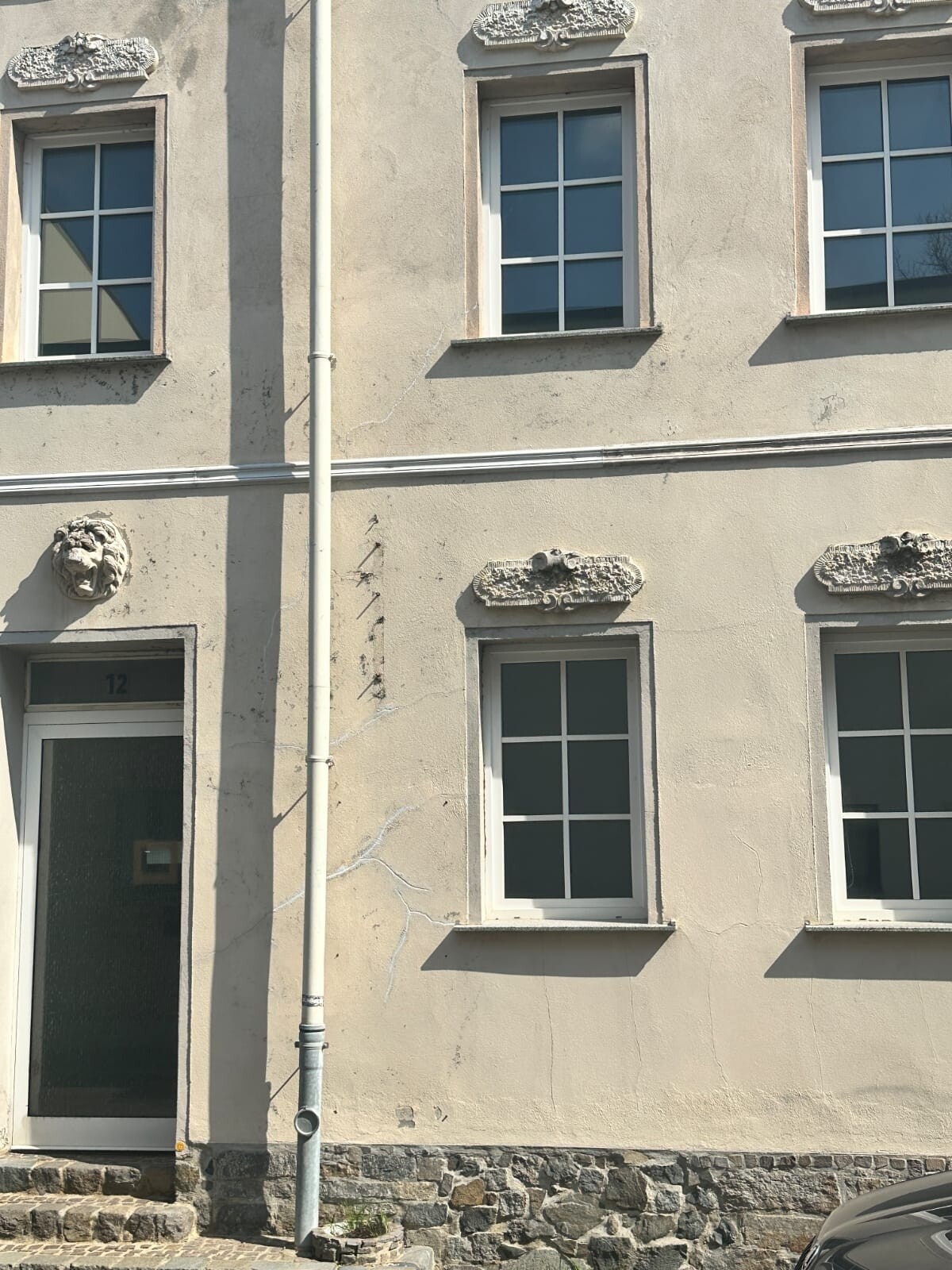Verzierte Fassade