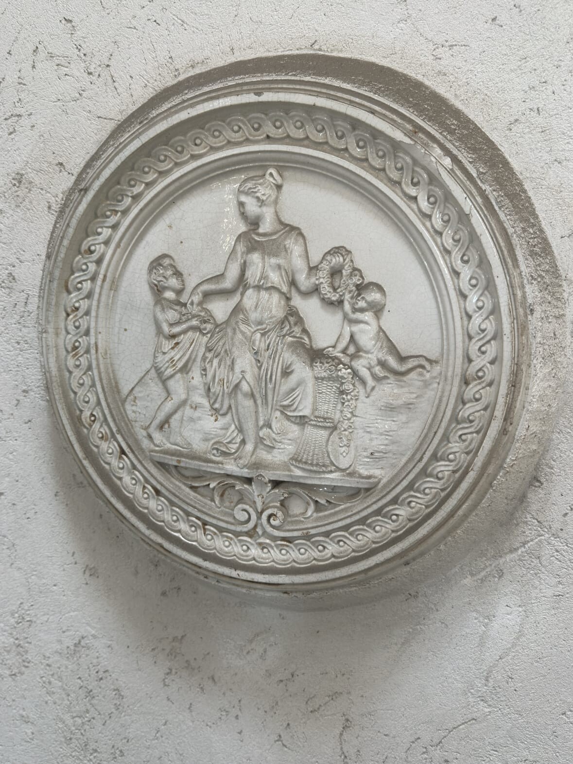 Wandfliesen im Treppenhaus