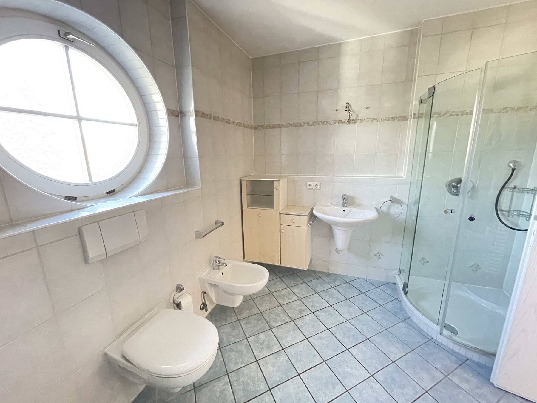 Tageslicht Badezimmer Duschkabine
