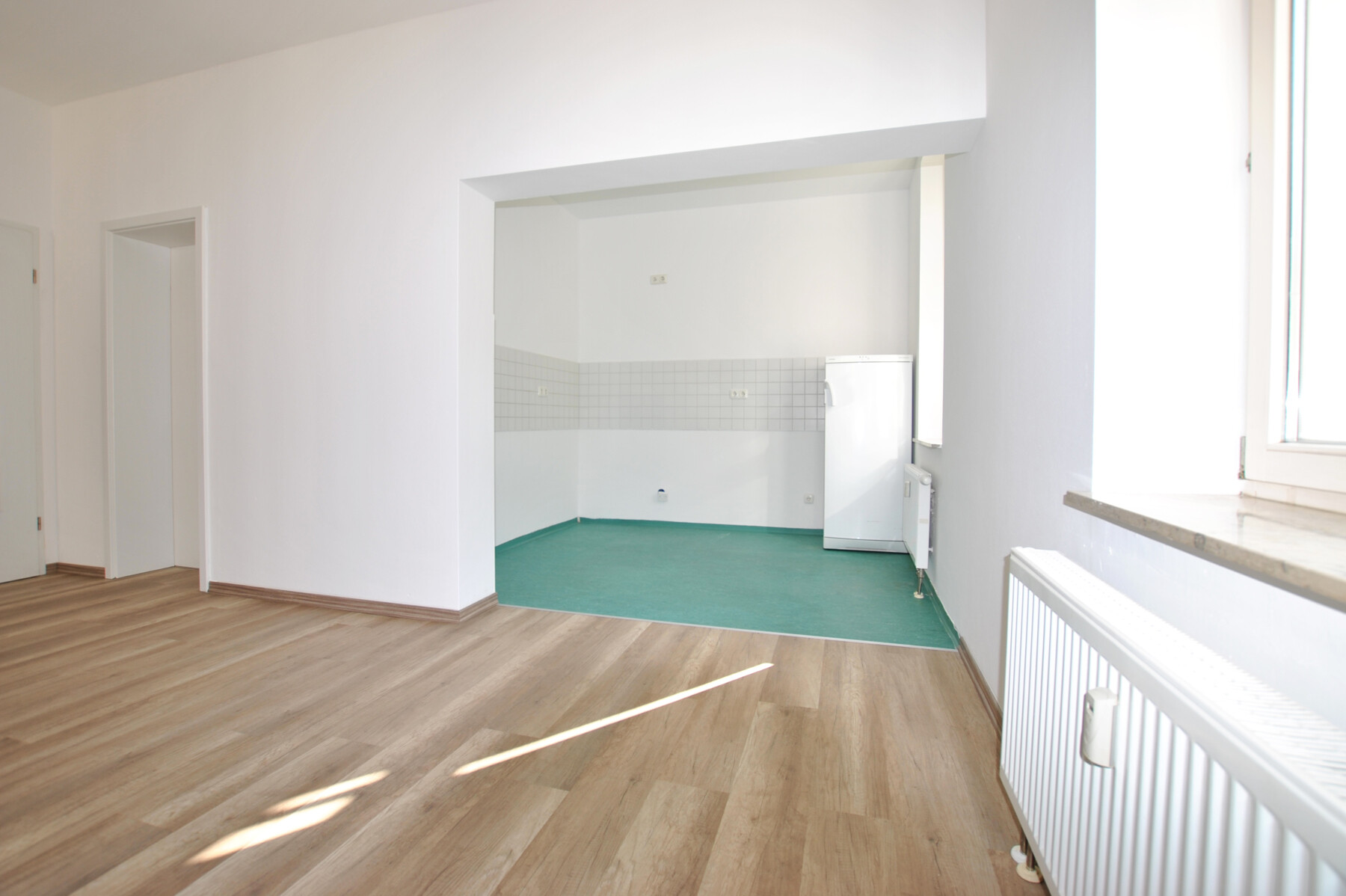 offene Küche (Zustand nach Sanierung)