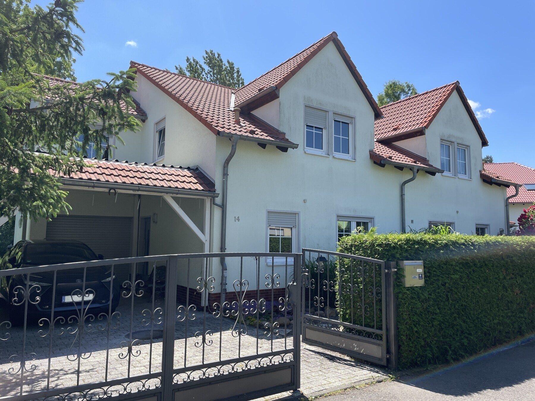 Blick von der Straße