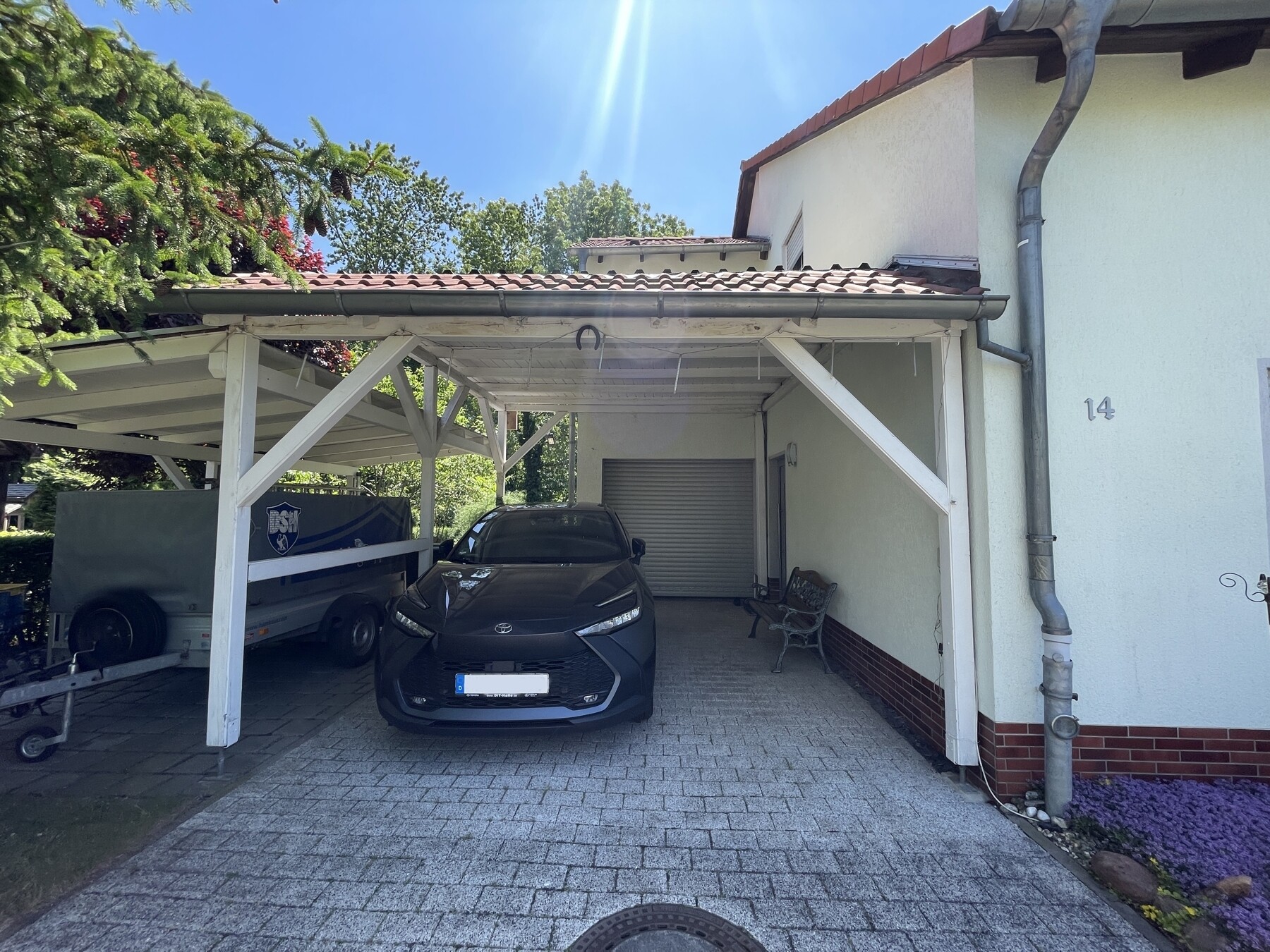 Doppel-Carport