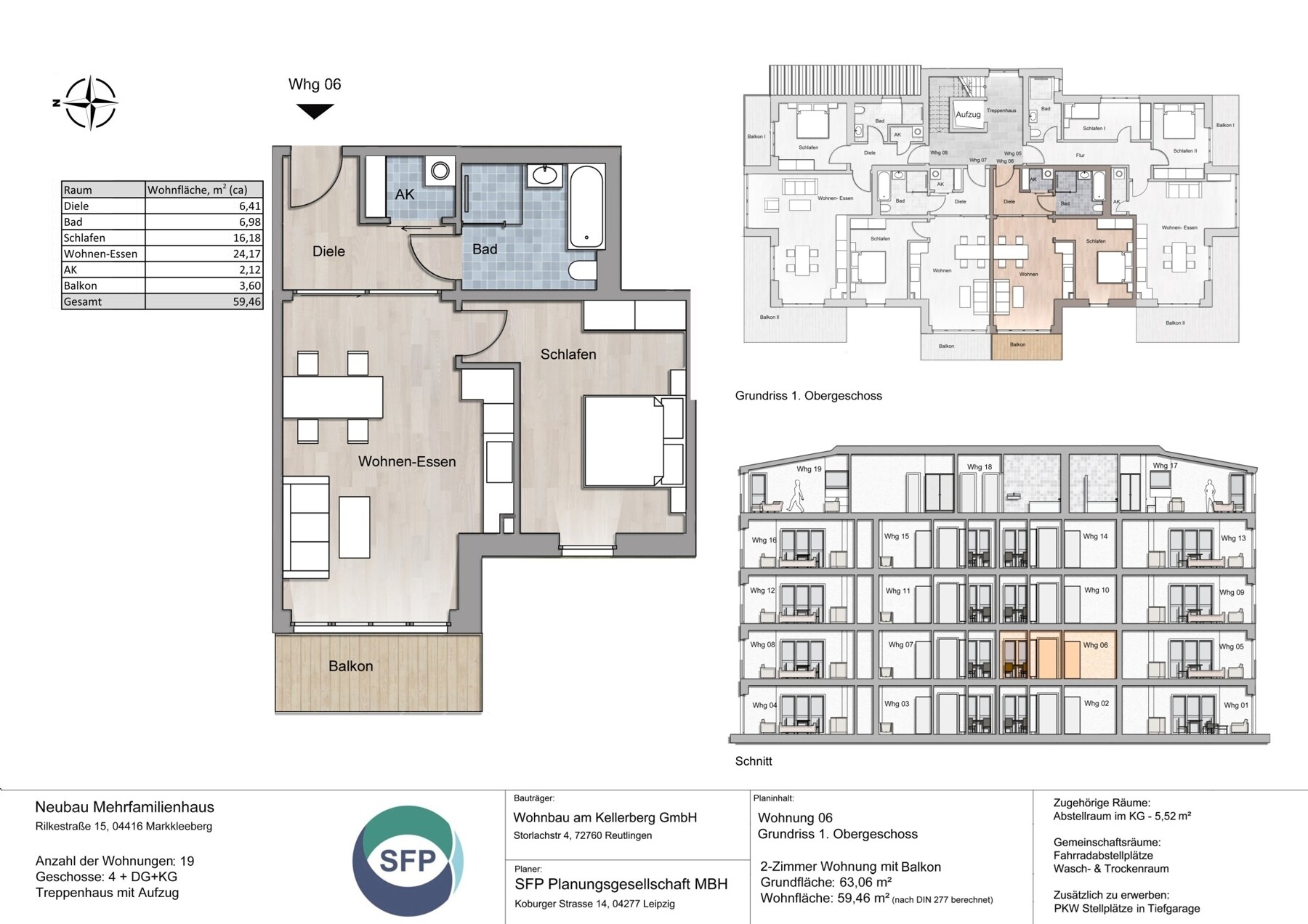Grundriss Whg 06