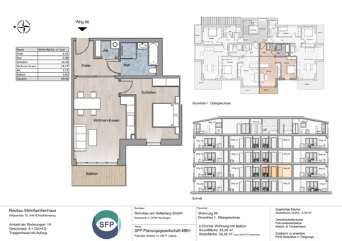 Grundriss Whg 06