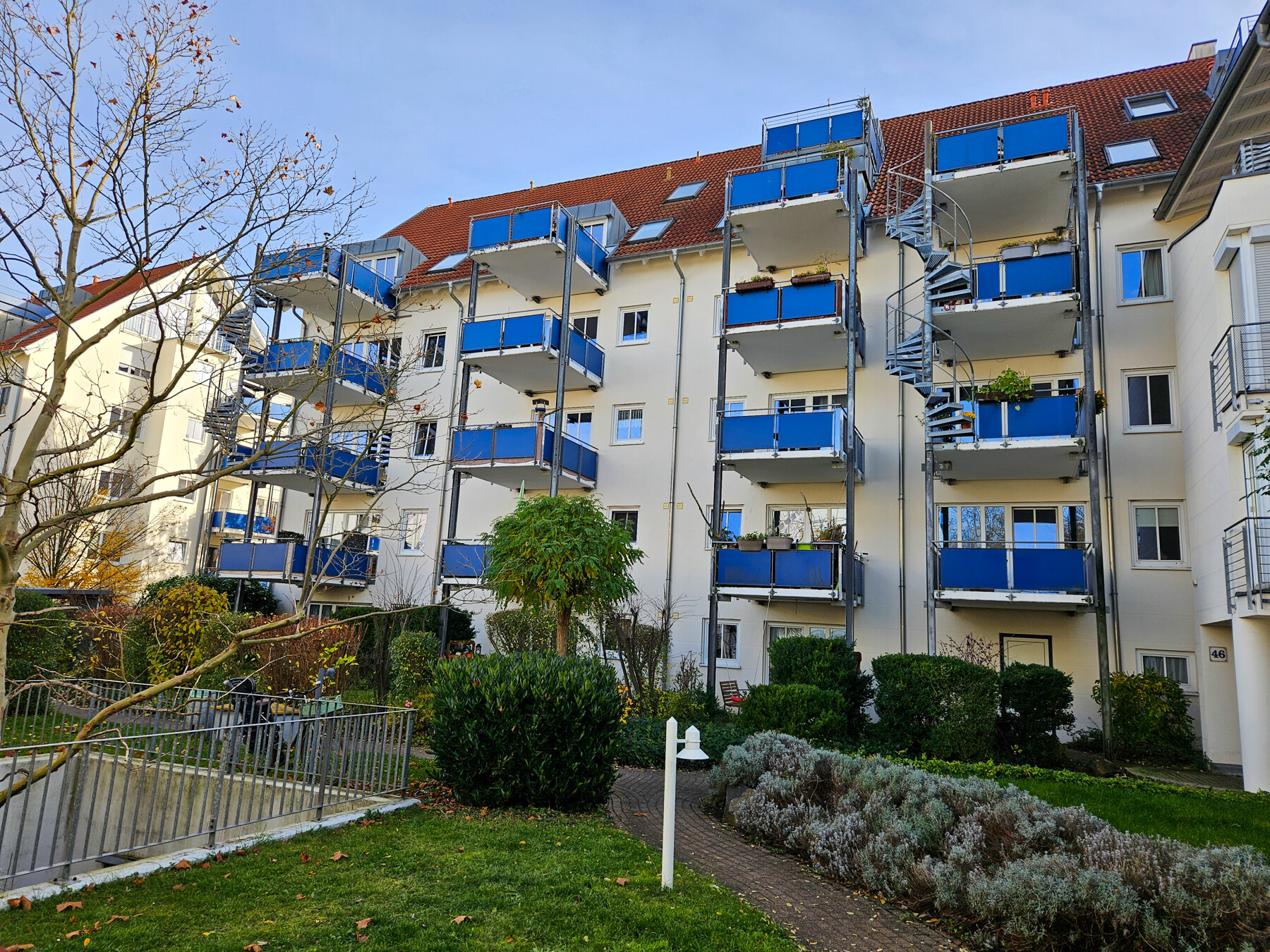 Blick vom Innenhof