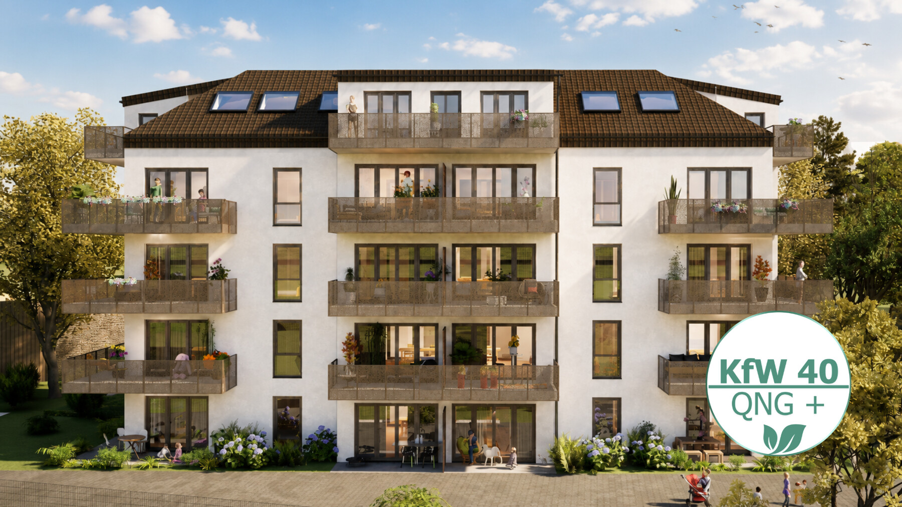 Frontale Ansicht