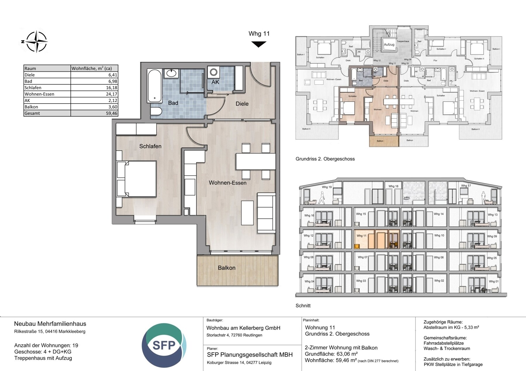 Grundriss Whg 11