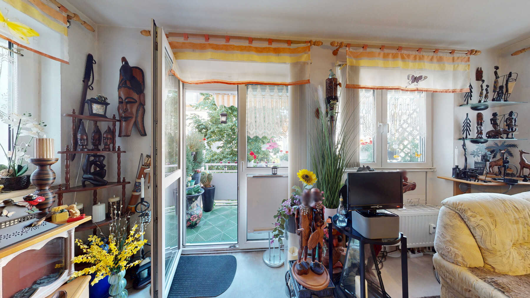 Zugang zum Balkon