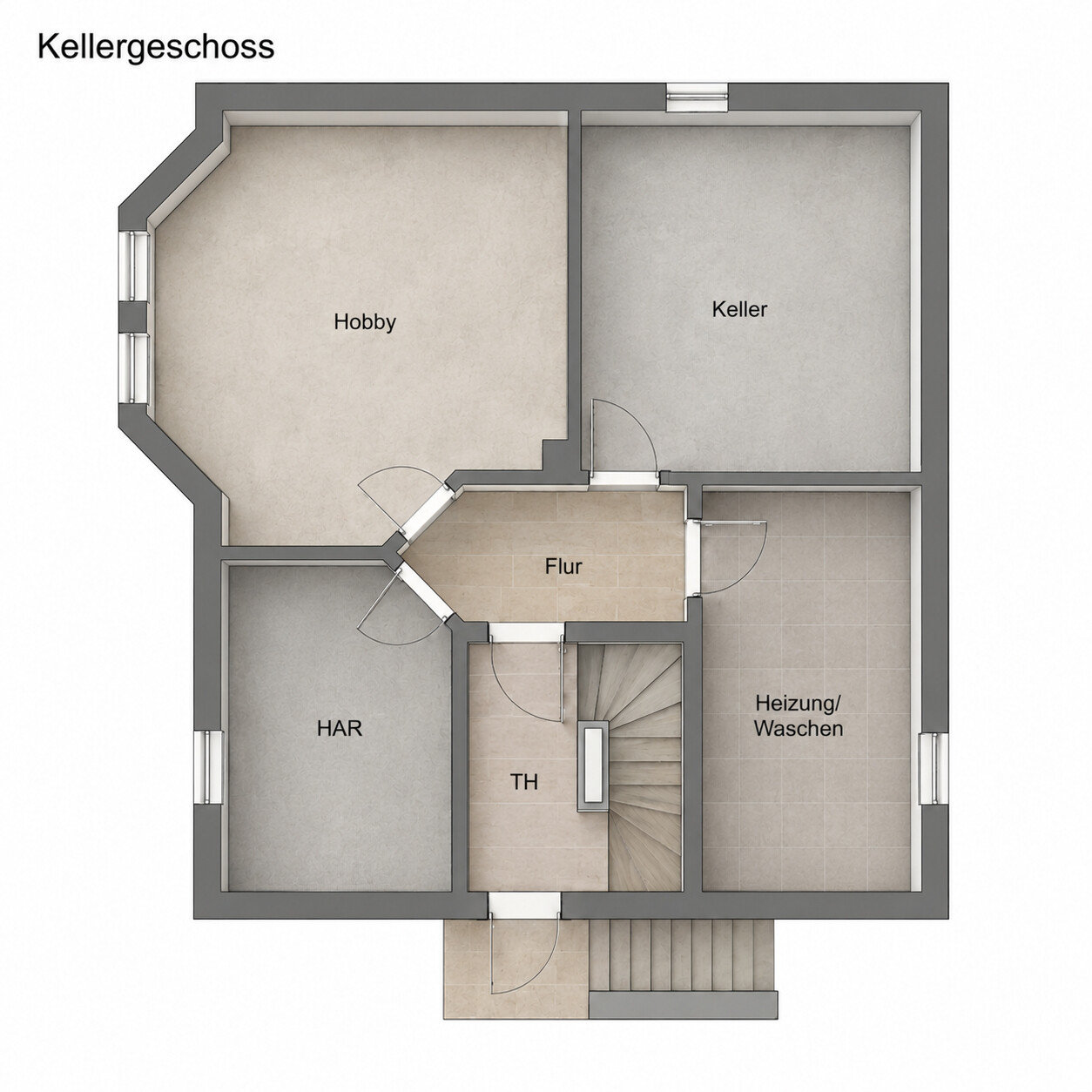 Grundriss Keller