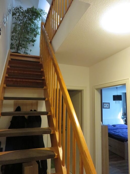 Treppe zum Spitzboden